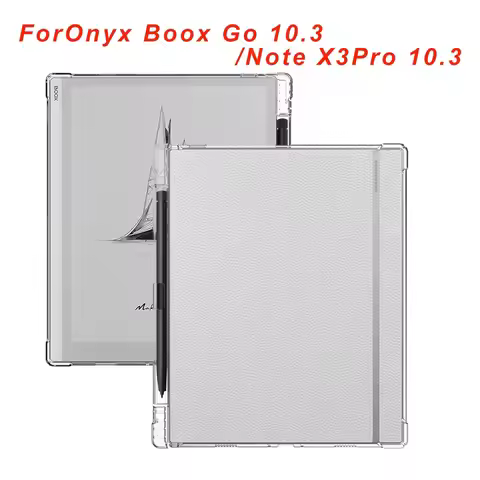 Crystal Tablet Case For Onyx Boox Go 10.3 (2024 ) Note X3Pro Flexible Transparent Protection Cover F