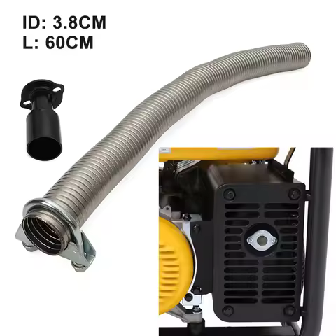 2 inch Exhaust Extension Pipe Universal Firman Generator Mufflers For Honda EU6500is EU7000is Invert