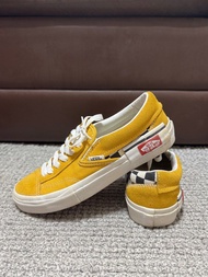 Vans Slip on Cap 麂皮黃色棋盤