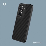 【RhinoShield 犀牛盾】ASUS Zenfone 9 SolidSuit 經典防摔背蓋手機保護殼 碳纖維