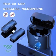 TNW-A8 Microphone Wireless Clip on Mic Microphone Youtube Vlog