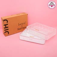 Hộp mica 24 ô LOROSI đựng đá đựng charm phụ kiện trang trí - Kitty Nails Supply
