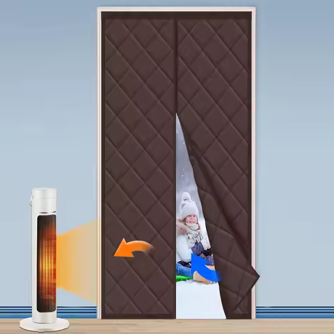 Winter Door Curtains,cold Windproof Curtains,thickened Cotton Insulation Partition Curtains Suitable