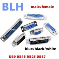 10PCS DB9 DB15 DB25 DB37 9/15/25/37 pin core soldered wire serial socket double row male female RS23