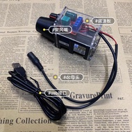 20,00 Turn 4056 Violent Fan Dual Motor 12vdc Gale 5vUSB Gale Rechargeable Cooling Solder Exhaust Smo