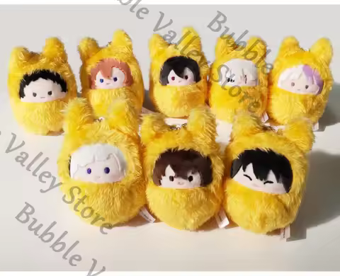 Genuine Anime Bungo Stray Dogs Dazai Osamu Sigma Fyodor D Cosplay Fluffy Infant Maumet Pendant Carto