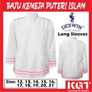 𝓓𝓮𝔁𝔀𝓲𝓷 BAJU KEMEJA LENGAN PANJANG PUTERI ISLAM BLOUSE UNIFORM SERAGAM PPIM BAJU SHJ