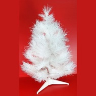 [特價]【摩達客】台灣製2尺(60cm)特級白色松針葉聖誕樹裸樹(不含飾品/不含燈)本島免運