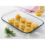 9" x 13" Glass Baking Dish, 3 Quart Rectangular Casserole Pan, Oven Safe to 425°F, Microwave & Dishw