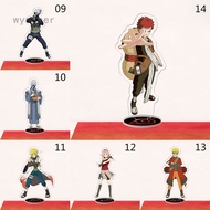 WY1 Anime Figure Naruto Acrylic Stand Model Plate Desktop Decoration For Fans Gift