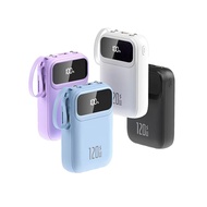 3C-certified power bank with a capacity of 20,000 mAh3C认证20000毫安容量充电宝快充迷你便携自带4线移动电源