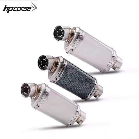 440Universal 51mm Motorcycle Exhaust Muffler Escape Moto with DB Killer For PCX160 PCX125 FZ1N Z900 