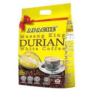 Apache Ipoh Premium Musang King Durian Special 3 in 1 Premix White Coffee 30 Sticks x 20g (600g)
