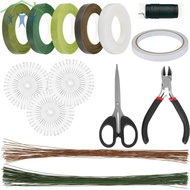 Floral Arrangement Kit Floral Arrangement Tools with Floral Tape 26 Gauge Floral Stem Wire 22 Gauge 