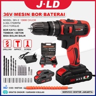 READY Stok!! JLD Mesin Bor Baterai cas 10mm jld tool Impact Bor
