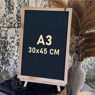 Retro A3 Wooden Photo Frame + Standing Frame