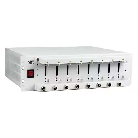 8 Channel 0.1-10A Charge Discharge 200-240V Zketech EBC-X Battery Capacity Tester for Lifepo4 LiPo P