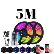 Dây đèn led RGB 16 TRIỆU MÀU APP NHÁY THEO NHẠC BỌC SILICON TẶNG NGUỒN 12V + REMOTE đèn led tiktok d