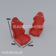 Racing seat miniature chair scale 1-10 RC diorama RC 1/10 accessories