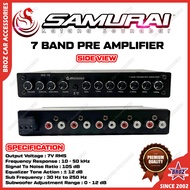 📣 SAMURAI KATANA SOUNDBAR 7 Band Parametric Preamp Equalizer Amplifier with Subwoofer Output For All