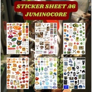 Sticker sheet A6 Juminocore heisei retro journaling