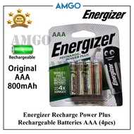AMGO [Original] Energizer Rechargeable Battery Batteries Powerplus Recharge Power Plus 2000mAh / 800