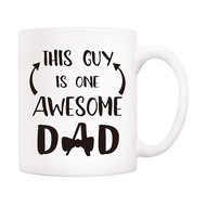 This guy is one awesome DAD DAD Christmas Gift Mug Creative Coffee Cup