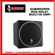 MOHAWK Car Audio MOHAWK-1 SERIES 8 inch Active Subwoofer with Reflex Subwoofer, 360W - 21M1-88AS