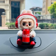 ✨Unopened Cola labubu Baby Clothes Coca-Cola Vinyl Plush Doll Pendant labubu Clothes Summer Suit 25.