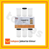 Eid Jar Canary B Airtight Glass Jar 880 ML SET 6 pcs Canary B/PL ST C 103 31