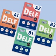 全新书 ⭐法语 Le DELF 100% Réussite Reussite A1 A2 B1 B2彩色纸质书