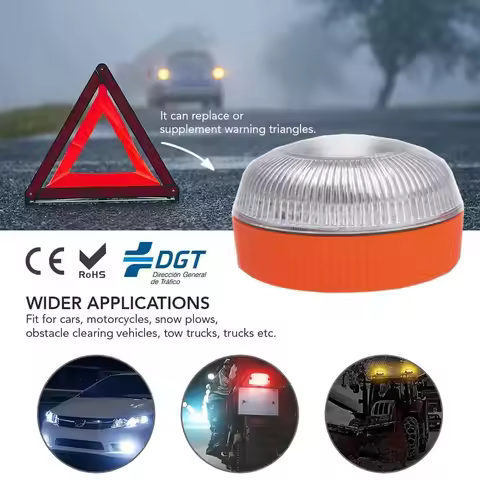 beacon emergency light LED car emergency lights traffic warning Lights Road Emergency Rescue Light B