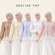 [TOP ONLY] Estrella KL - Adeline Top (5 colors) Muslimah Blouse Long Sleeve Women's Top