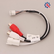 [GEX] 8P RCA RR RL Audio Output MaleFemale Plug Cable Android Car Radio Multimedia Universal TS10 TS