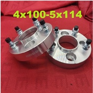 Wheel Spacer 4x100 convert 5X114 With Center Cone 4 hole to 5 hole X1 pc