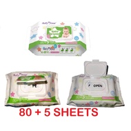 BABY ANNE WIPES 80+5 SHEETS BABY WIPES WET WIPES