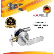 HAFELE (GERMANY) TUBULAR LEVER HANDLE CYLINDRICAL LOCKSET, MTL8202, MTL8214, ENTRANCE & BATHROOM