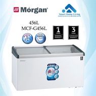 MORGAN MCF-G456L GLASS DOOR CHEST FREEZER 456L