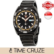 [Time Cruze] Seiko 5 Sports SRP287  Automatic Stainless Steel Black Dial Men Watch SRP287K1 SRP287K