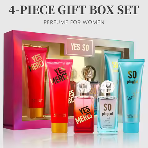 Eau de Parfum Spray and Body Lotion Gift Set Women's Fragrance Sets 2 Pc 3.4fl.oz EDP Spray and 2 Pc