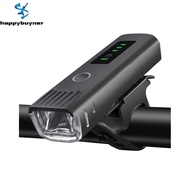 Happybuyner Bicycle Accessories Mountain Bike Lights Waterproof USB Rechargeable Front LED Bike Lights Cycling Lamp  Handlebar Flashlight