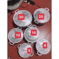Cast iron pot for cooking rice, braising fish, hand-cast in all sizes, diameter 19-30cm (capacity 2 