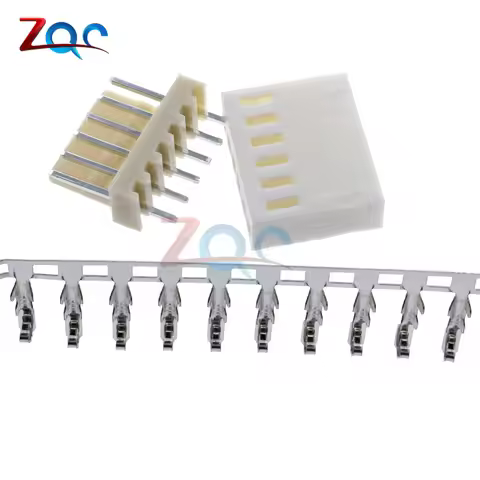 10PCS KF2510-6P 2.54mm Pin Header & Terminal & Housing Connector Kits KF2510 6 Pin