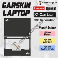Garskin Laptop X1 Carbon 9th Generation Lenovo Thinkpad matte black