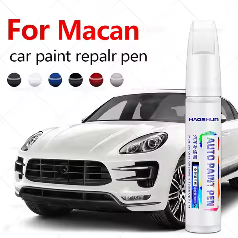 Car Paint Repair Pen For 2014-2025 Porsche Macan Paint Scratch Repair Accessories White S9R Chalk M9