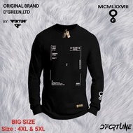 Greenlight Jumbo Long Sleeve T-shirt Big Size XXXXL XXXXXL/Adult Men's T-shirt Jumbo Big Size 4XL 5X