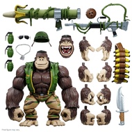 SUPER 7 Teenage Mutant Ninja Turtles 7 Waves Guerilla Gorilla 8 Inches