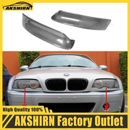 Real Carbon Fiber Front Bumper Lip Splitters Aprons Flaps for BMW 3 Series E46 M3 Coupe 1999- 2006 B