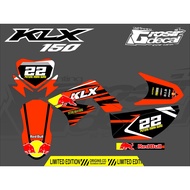OLD KLX 150 Decal Sticker OLD KLX 150 Decal Sticker