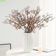GHNRO Artificial Plant Dead Branch, Lifelike Handmade Eucalyptus Fruit Branch, Faux Plant Plastic DI